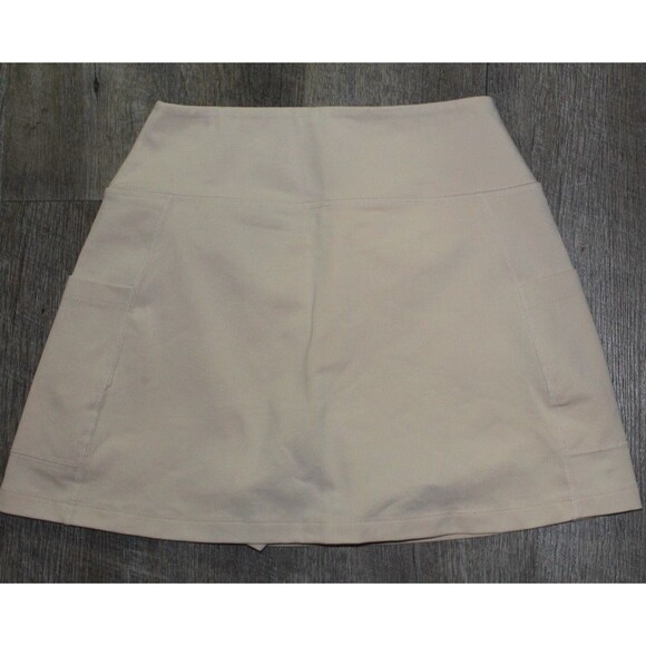 MATE THE LABEL WOMEN'S ORGANIC COTTON TENNIS SKORT W/POCKETS NWOT BONE SZ S - Picture 8 of 8